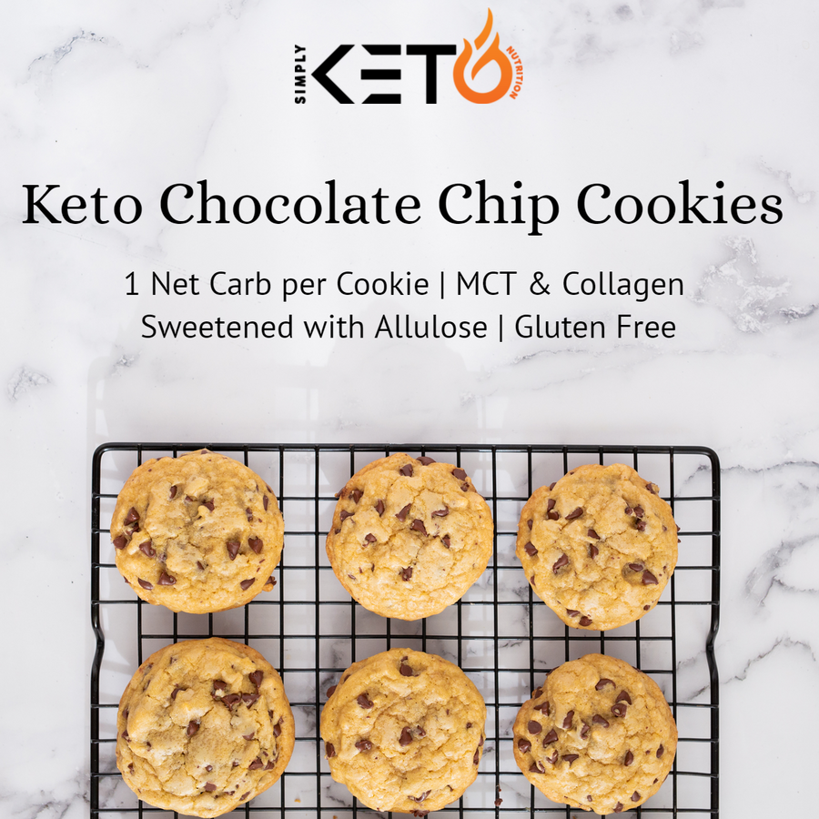 Simply Keto Nutrition | Chocolate Chip Cookie Mix | Low Carb & Keto Friendly
