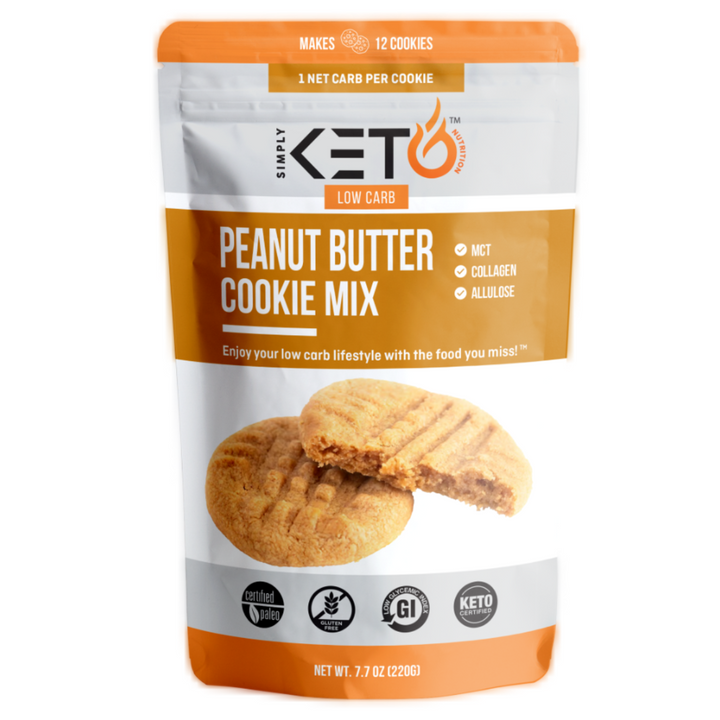 Simply Keto Nutrition | Peanut Butter Cookie Mix | Low Carb & Keto Friendly